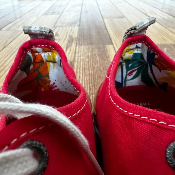 NWOT Women's Size 8.5 Toms Travel Lite Red Shoes - Picture 6 of 12